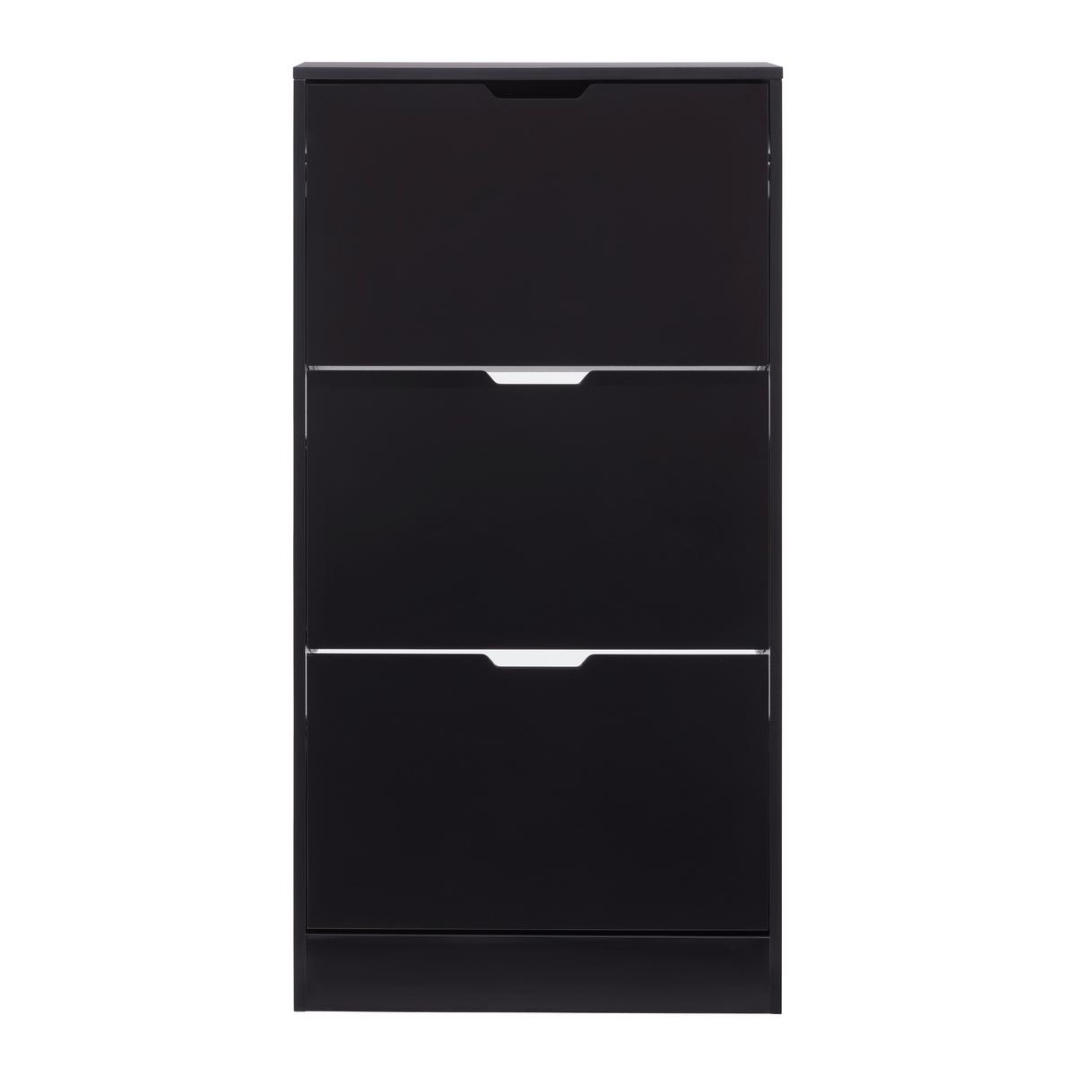 Omarica Za Čevlje Rudi, Črna - črna, Konvencionalno, leseni material (60/118/24cm) - Mömax