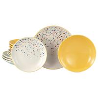 Jedilni Servis Joy Yellow, 12-Delni - rumena/krem barve, Basics, keramika (31,5/31/37null) - Creatable