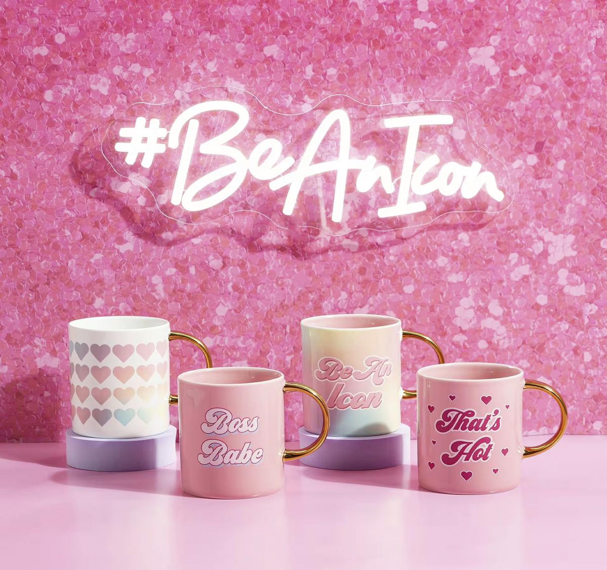 Skodelica Za Kavo Paris Hilton - pink, Design, keramika (9/13/11cm) - Paris Hilton