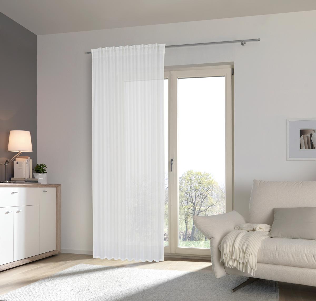 ZASŁONA GOTOWA MODALE - écru, Basics, tkanina (140/245cm) - Esposa