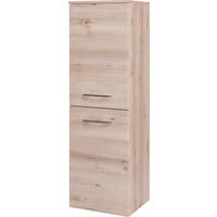 SZAFKA ŚREDNIA BREGENZ - kolor bukowy/kolor chromowy, Konventionell, materiał drewnopochodny/metal (40/130/35cm) - Xora