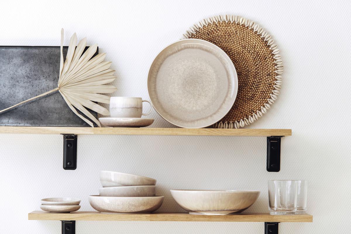 TALERZ DO MAKARONU PERLEMOR SAND VILLEROY&BOCH - kolor piaskowy, Trend, ceramika (22cm) - like.Villeroy & Boch