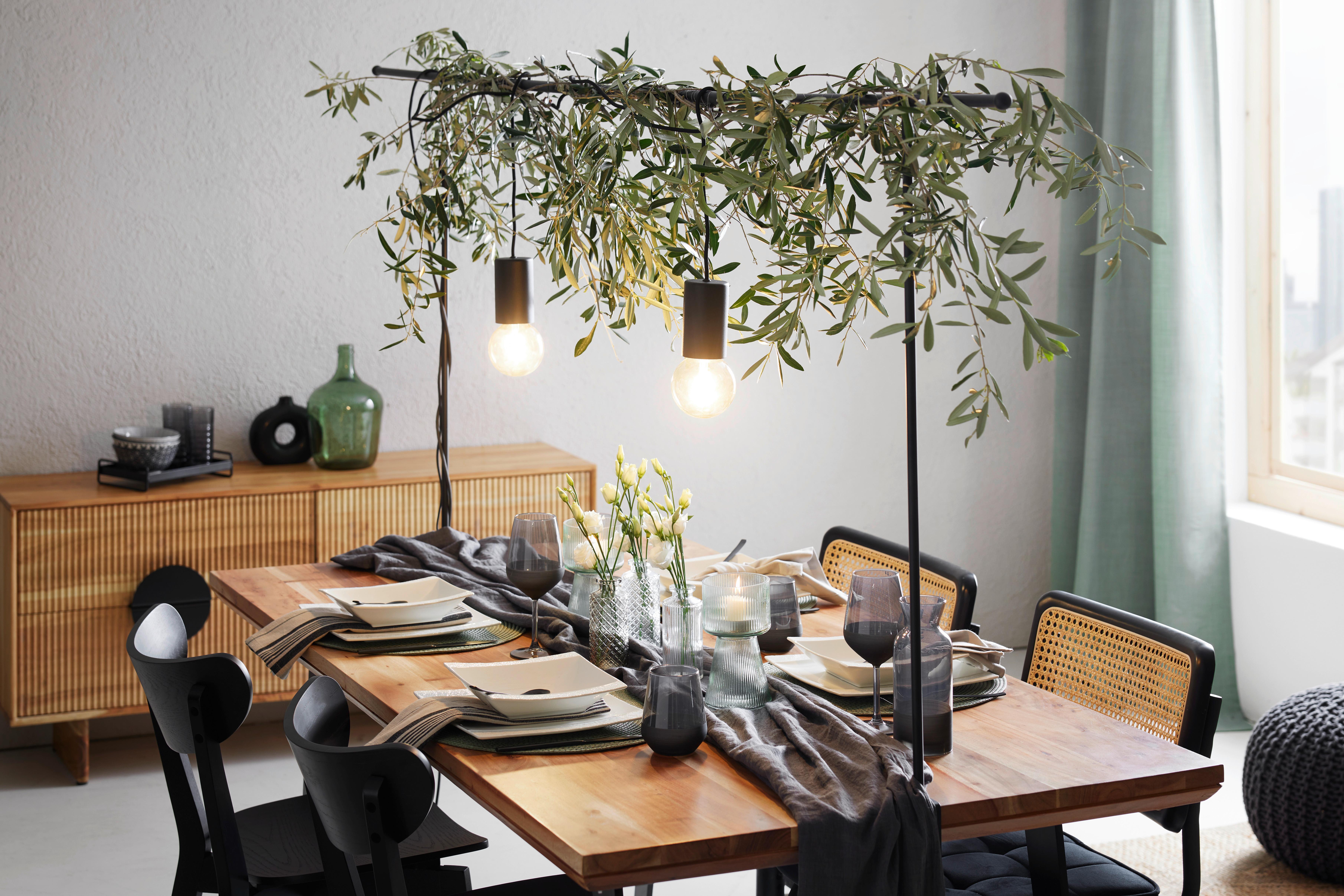 DEKORATIONSSTÄLLNING BORD RACK - svart, metall (140-250/90/4cm) - Mömax