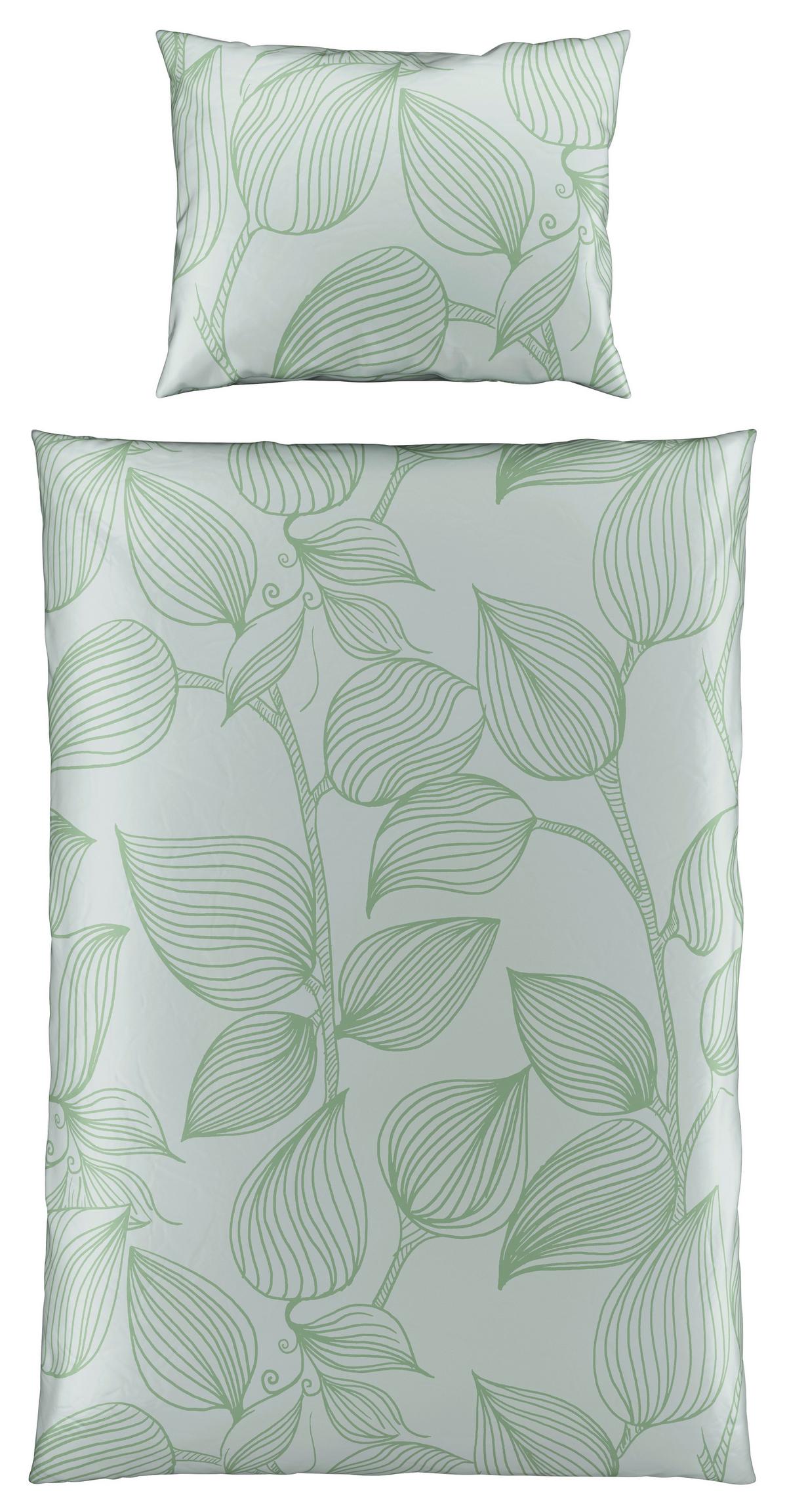 Ágyneműhuzat-garnitúra Green House - zöld, textil (140/200cm) - Modern Living