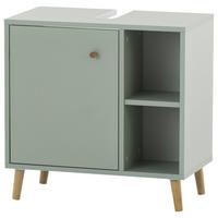 Omarica Za Pod Umivalnik Bjarne, Zelena - zelena, Moderno, leseni material/les (60,2/59,3/33,1cm) - Stylife