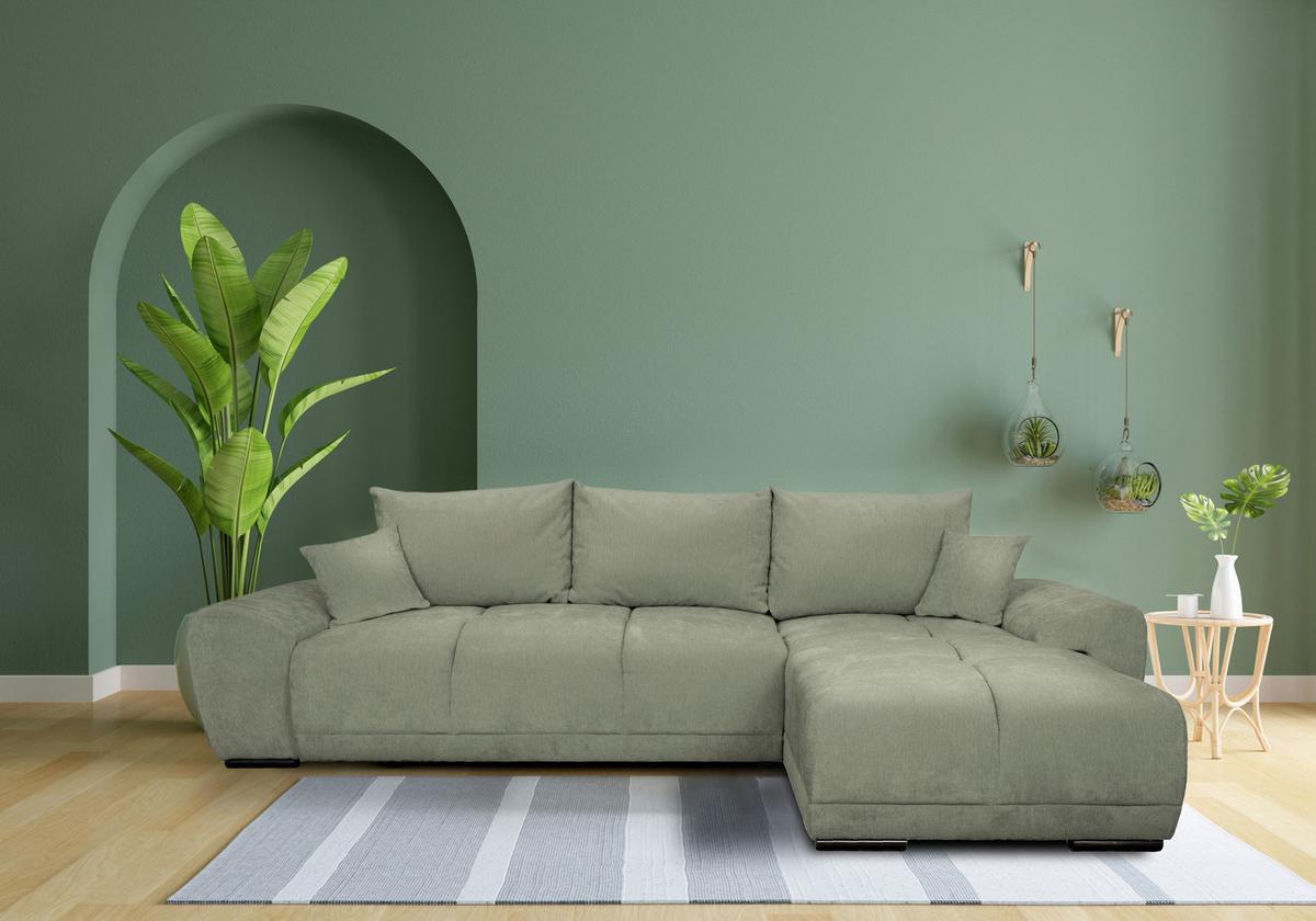Kutna Garnitura Bonn - boje mente/bež, Moderno, tekstil/plastika (296/182cm) - Modern Living