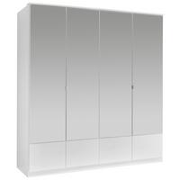 Ormar S Klasičnm Vratima Imago - bijela/boje aluminija, Konvencionalno, staklo/drvni materijal (180/199/58cm) - Modern Living