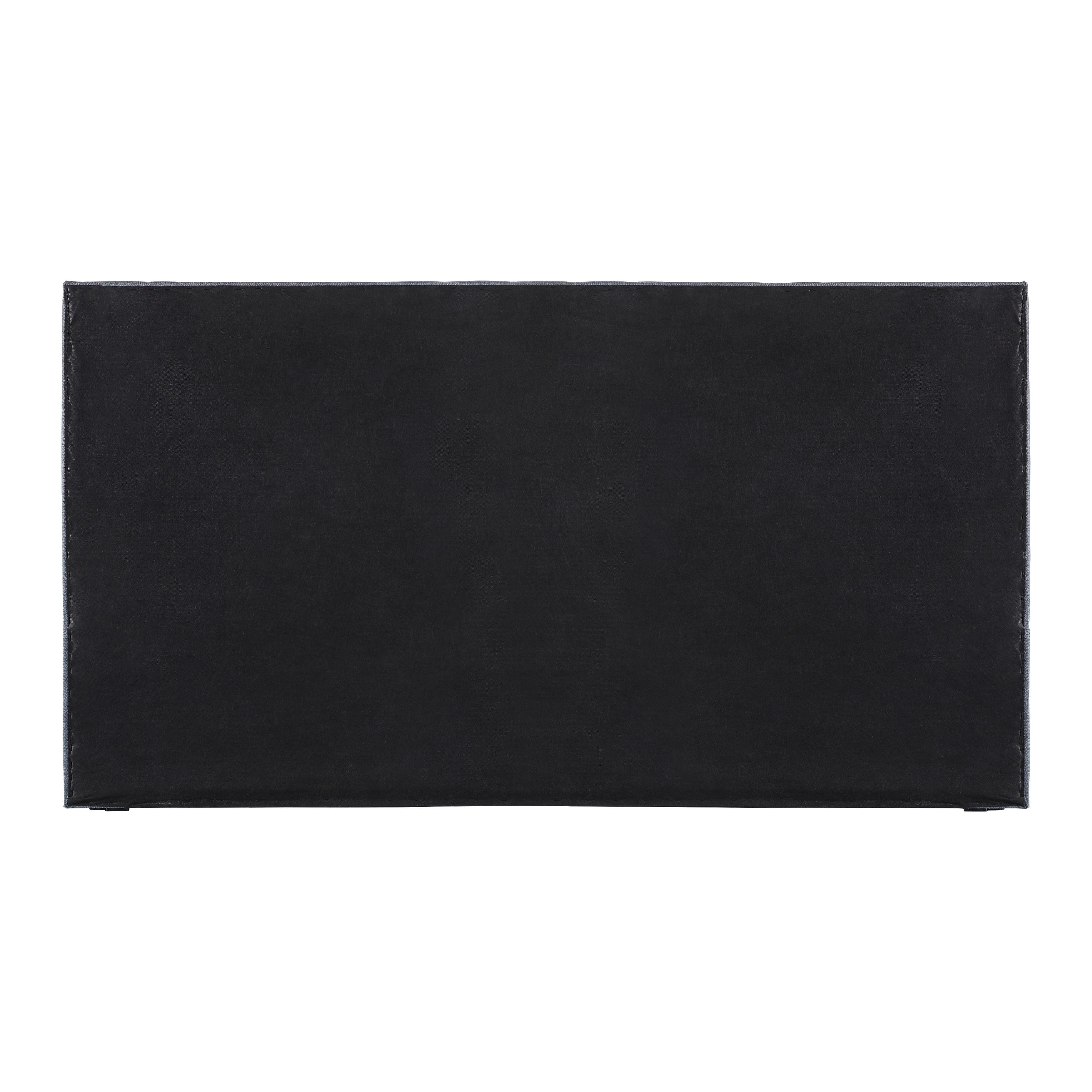 BOXSÄNG LUCY 2 - mörkgrå/svart, Modern, trämaterial/trä (180/200cm) - Bessagi Home