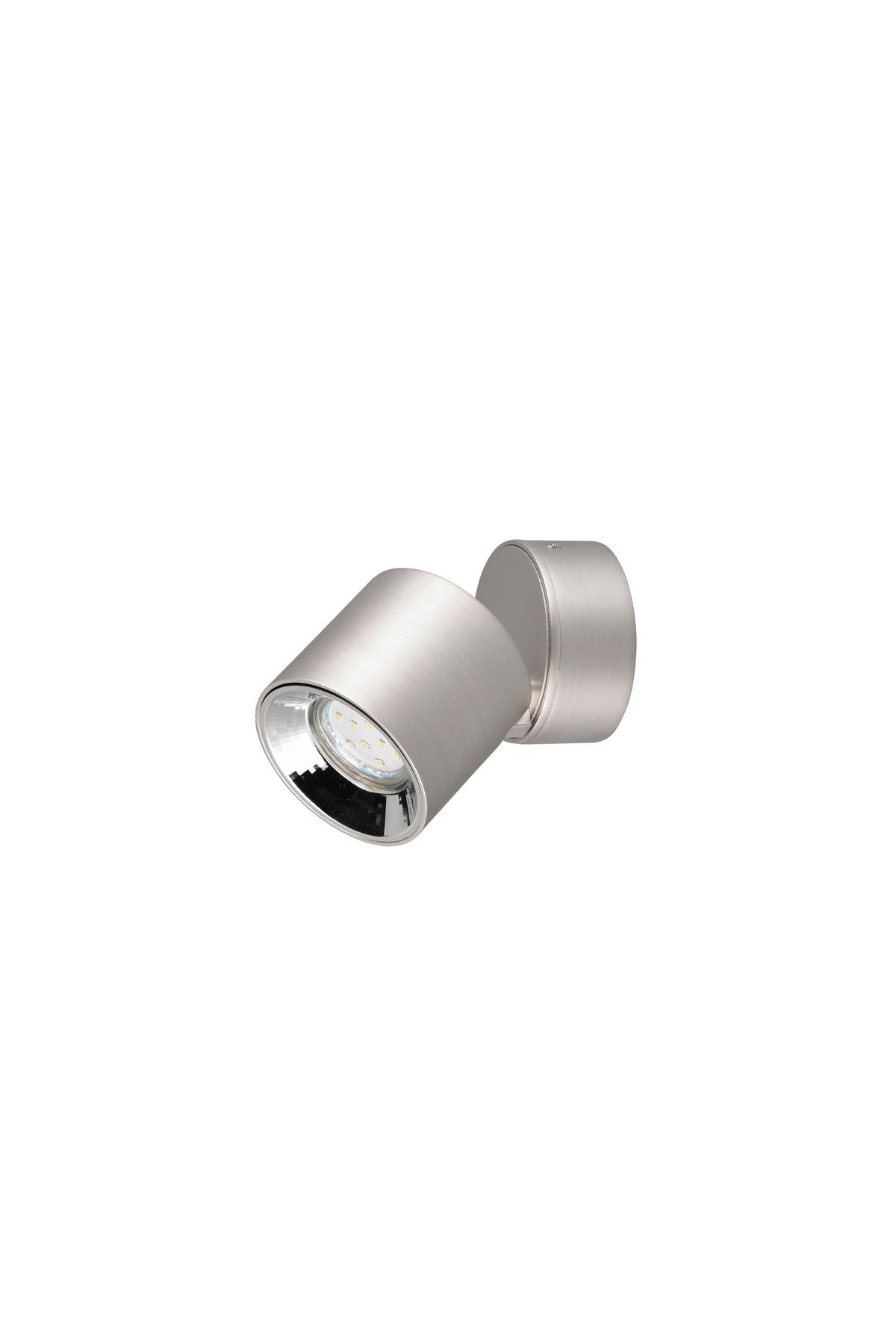Strahler Guayana Nickelfarben max. 10 Watt - Nickelfarben, Basics, Metall (8,7/12cm) - Trio Leuchten