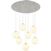 LAMPA WISZĄCA LESLIE - kolor niklowy, Design, metal/szkło (55/120cm) - Collet's Monde