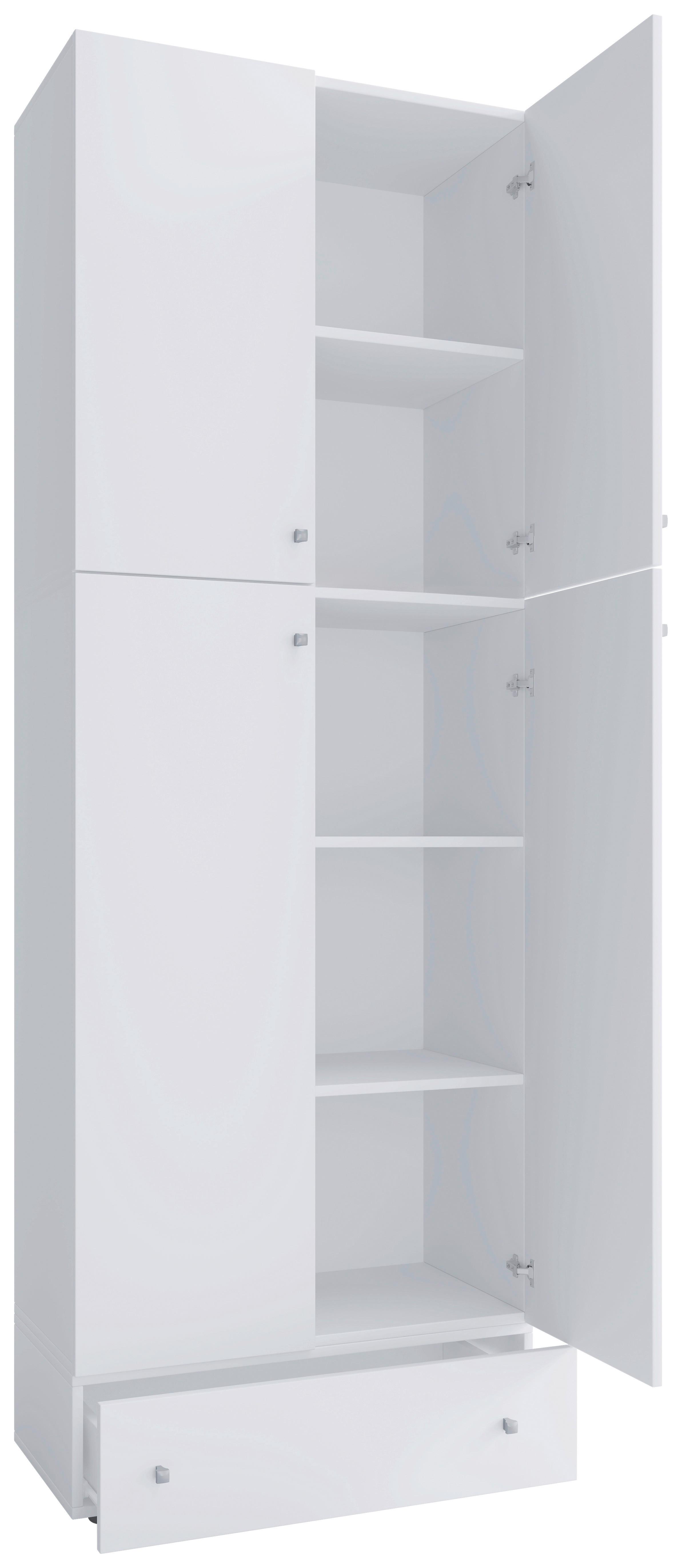 Aktenschrank Lona XXL Weiß - Weiß, MODERN, Holzwerkstoff (70/200/39cm) - MID.YOU
