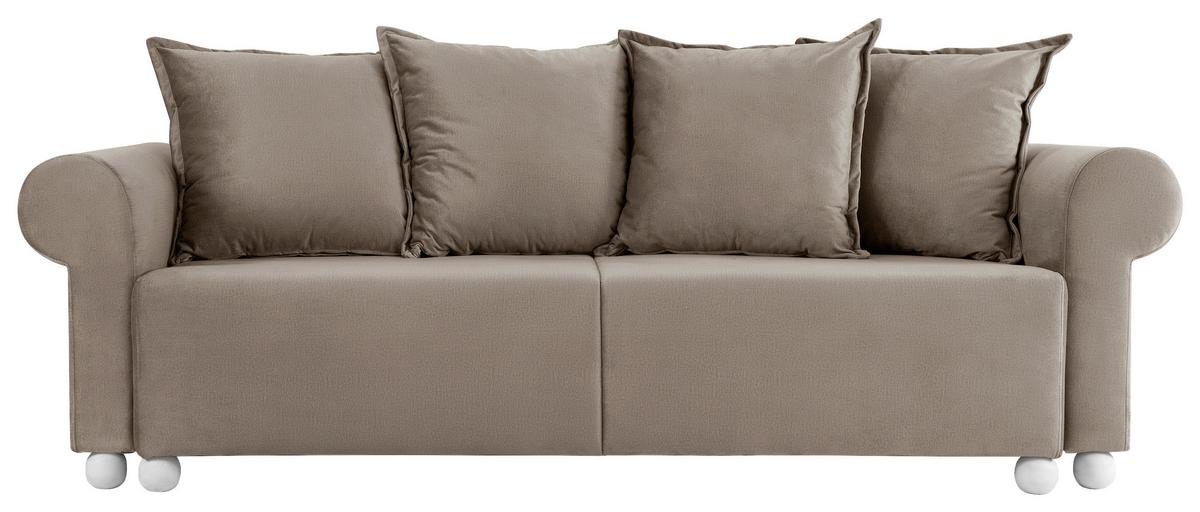 Velika Zofa Stilla, Rjava - rjava, Romantika (252/85/101cm) - Mömax