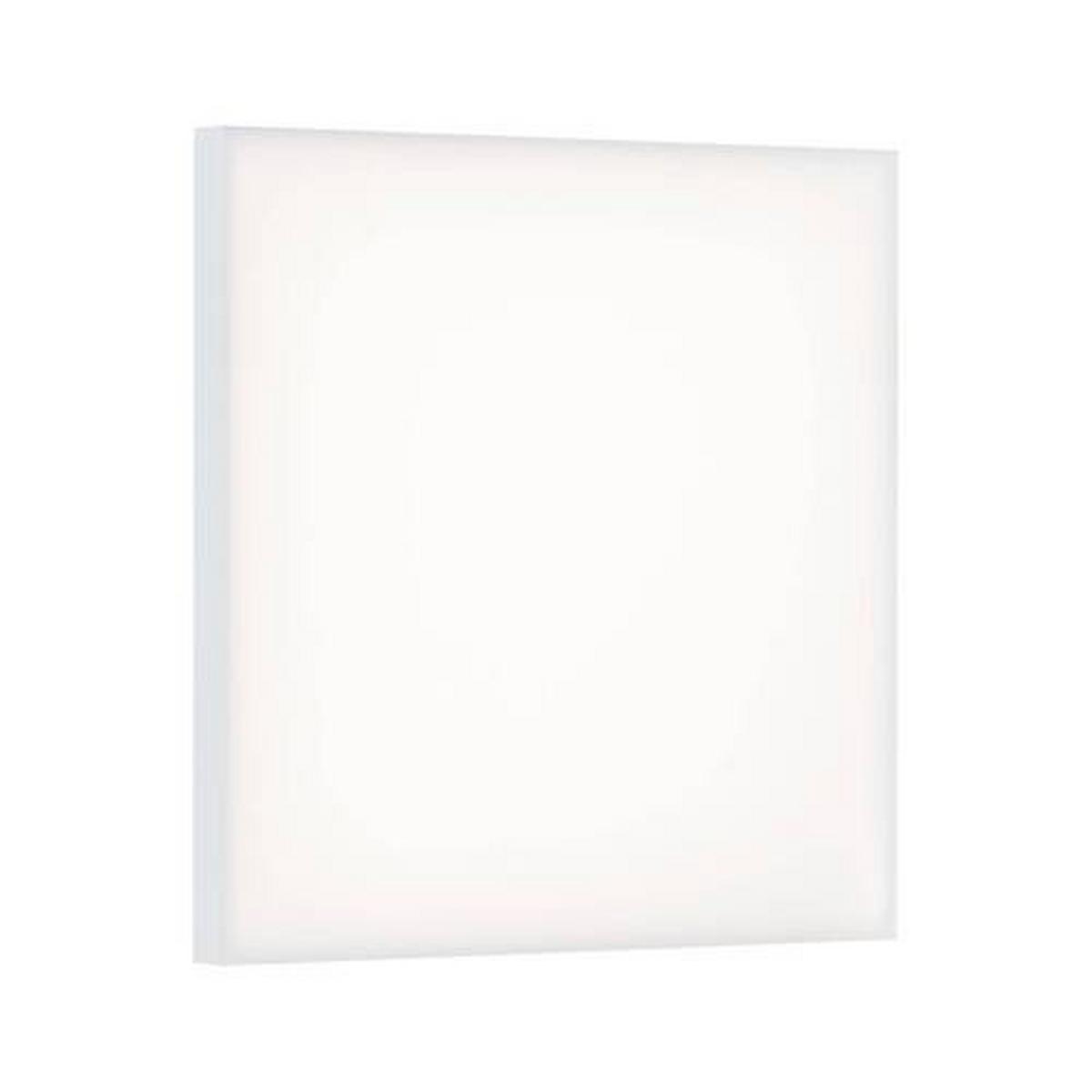 LED-Paneel Velora in Weiß max. 16,8 Watt - Weiß, Basics, Metall (30/30/5cm) - Paulmann
