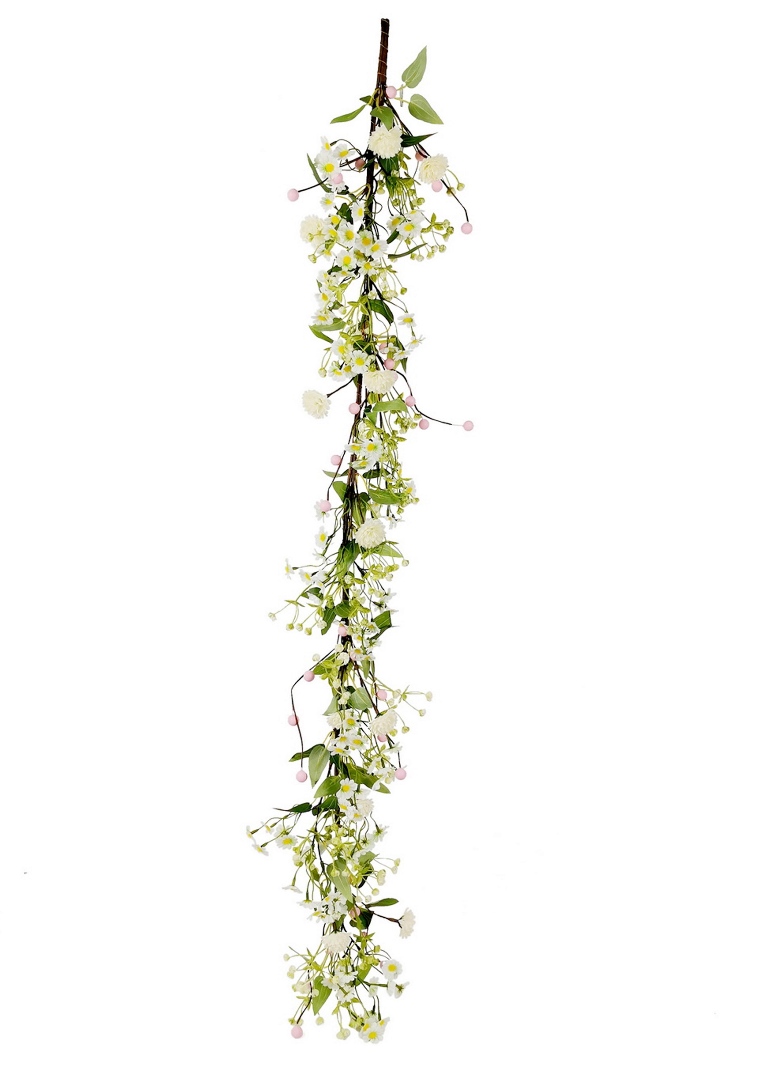 GIRLANDA M45573 - biały, Basics, tworzywo sztuczne/tkanina (120cm)