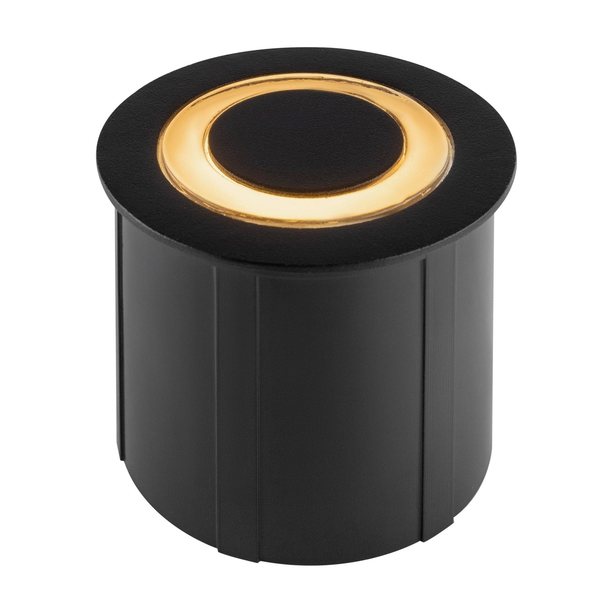 Wegeleuchte Limo Schwarz max. 3 Watt - Schwarz, Trend, Metall (6,2/6,2cm) - MAYTONI