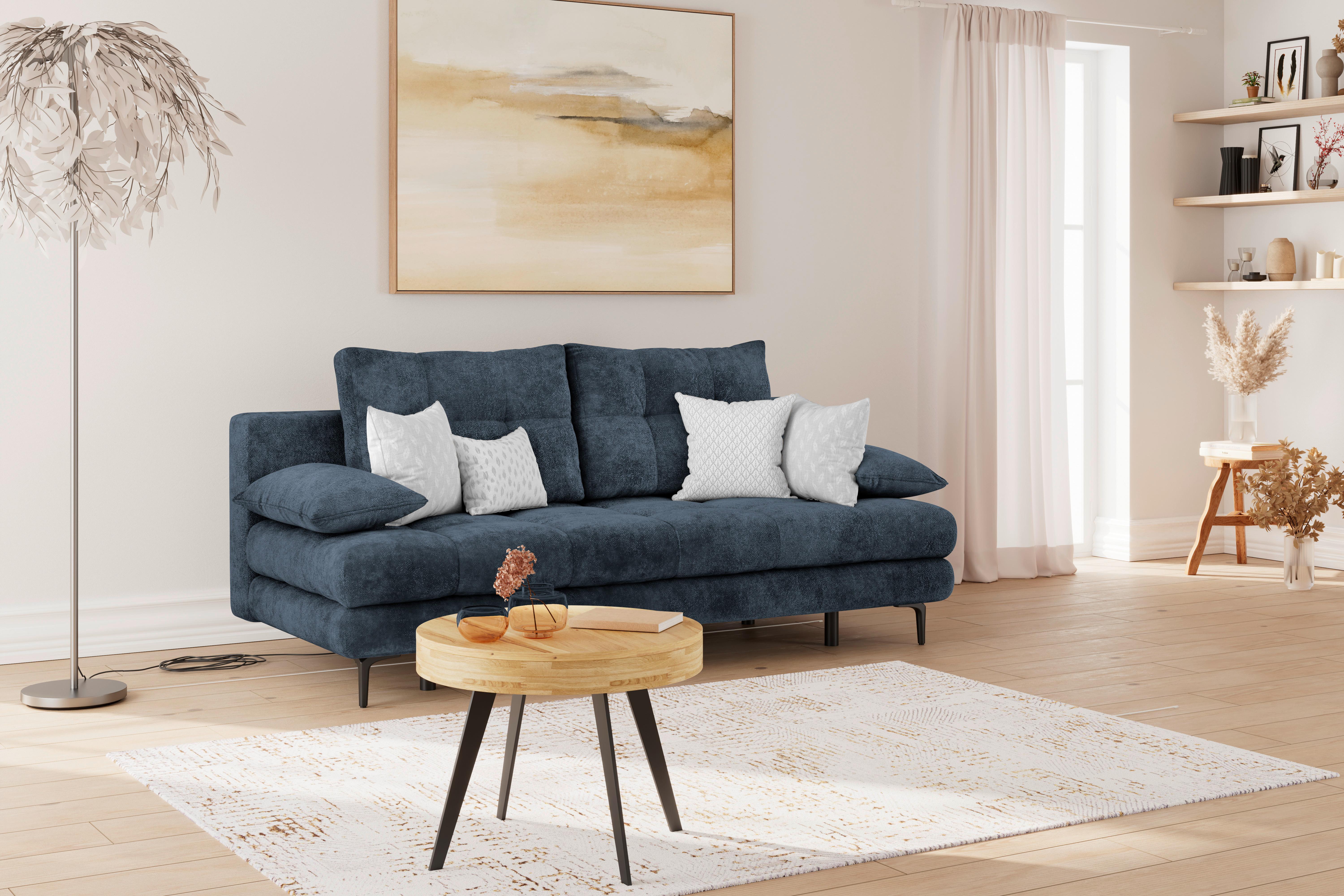 Trosjed Perla - tamno plava/crna, Konvencionalno, tekstil/metal (203/94/96cm)