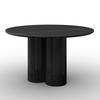 TABLE À MANGER KIANO - noir, MODERN, matériau en bois/céramique (130/75cm) - Bessagi Home