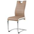 Szánkótalpas Szék Twizy - Króm/Iszap, konvencionális, Fém/Textil (43/98/58cm) Szánkótalpas Szék Twizy - Króm/Iszap, konvencionális, Fém/Textil (43/98/58cm)