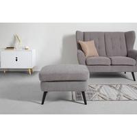 Hocker Helsinki in Grau/Dunkelgrau - Dunkelgrau/Schwarz, MODERN, Holz/Holzwerkstoff (72/47/62cm) - Mömax