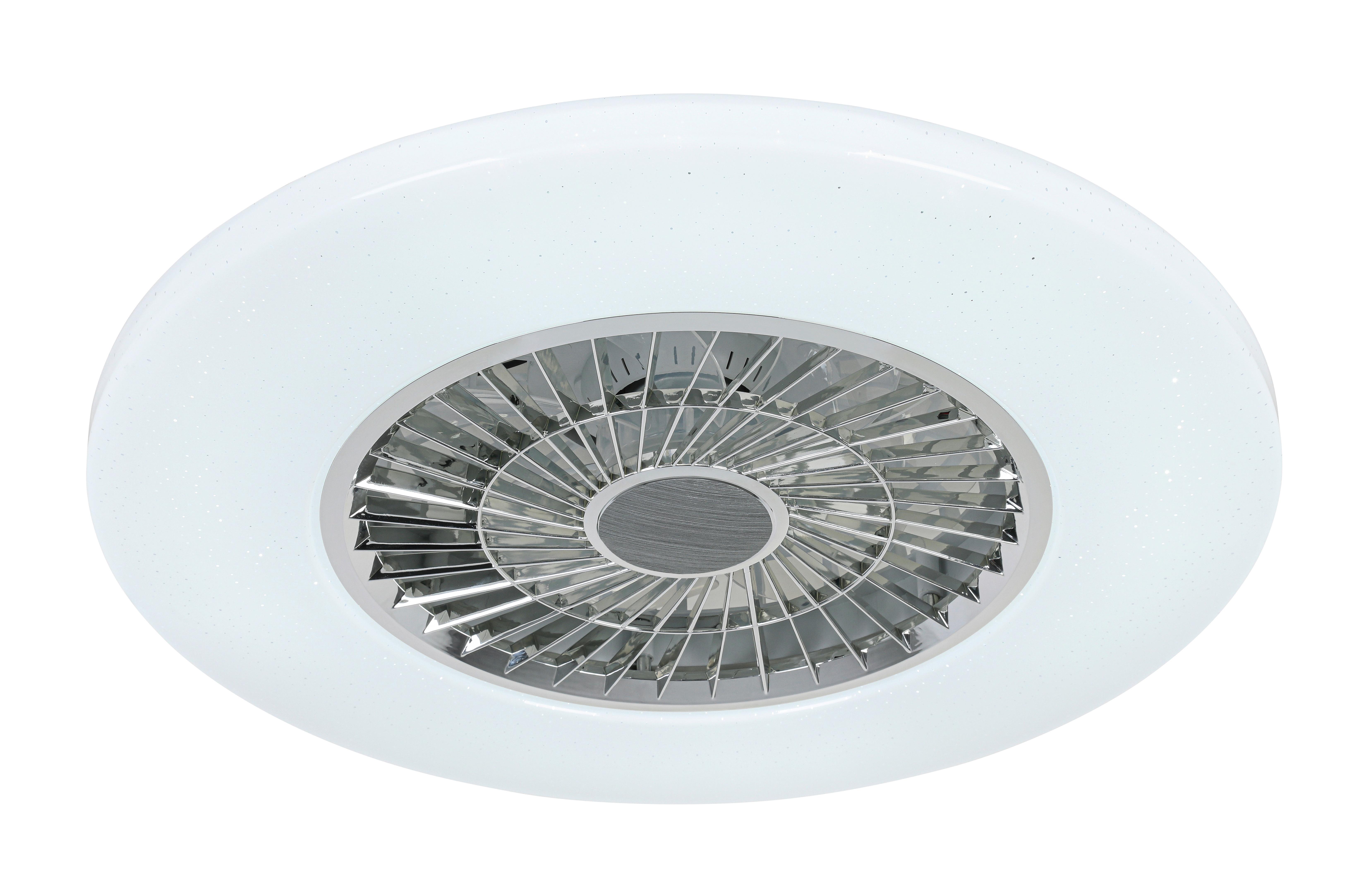 LED-TAKLAMPA LUFTIKU - vit/kromfärg, Klassisk, metall/plast (58/14,5cm) - Premium Living