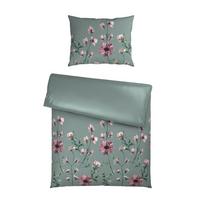 Bettwäscheset Wiese - Grau, Konventionell, Textil (160/210cm) - Mömax
