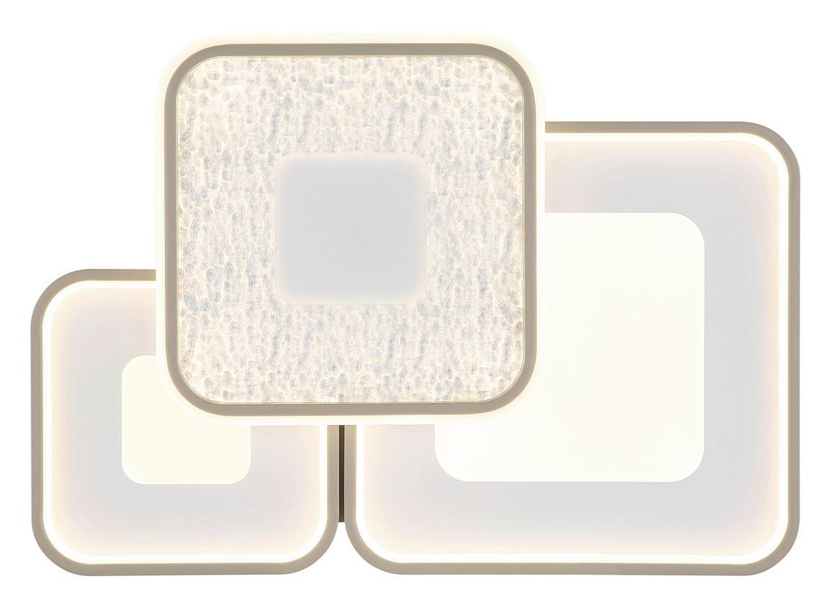 Led-deckenleuchte 48097-62 Mosaiko - Sandfarben/Klar, Design, Kunststoff/Metall (65/45,5/10cm) - Globo
