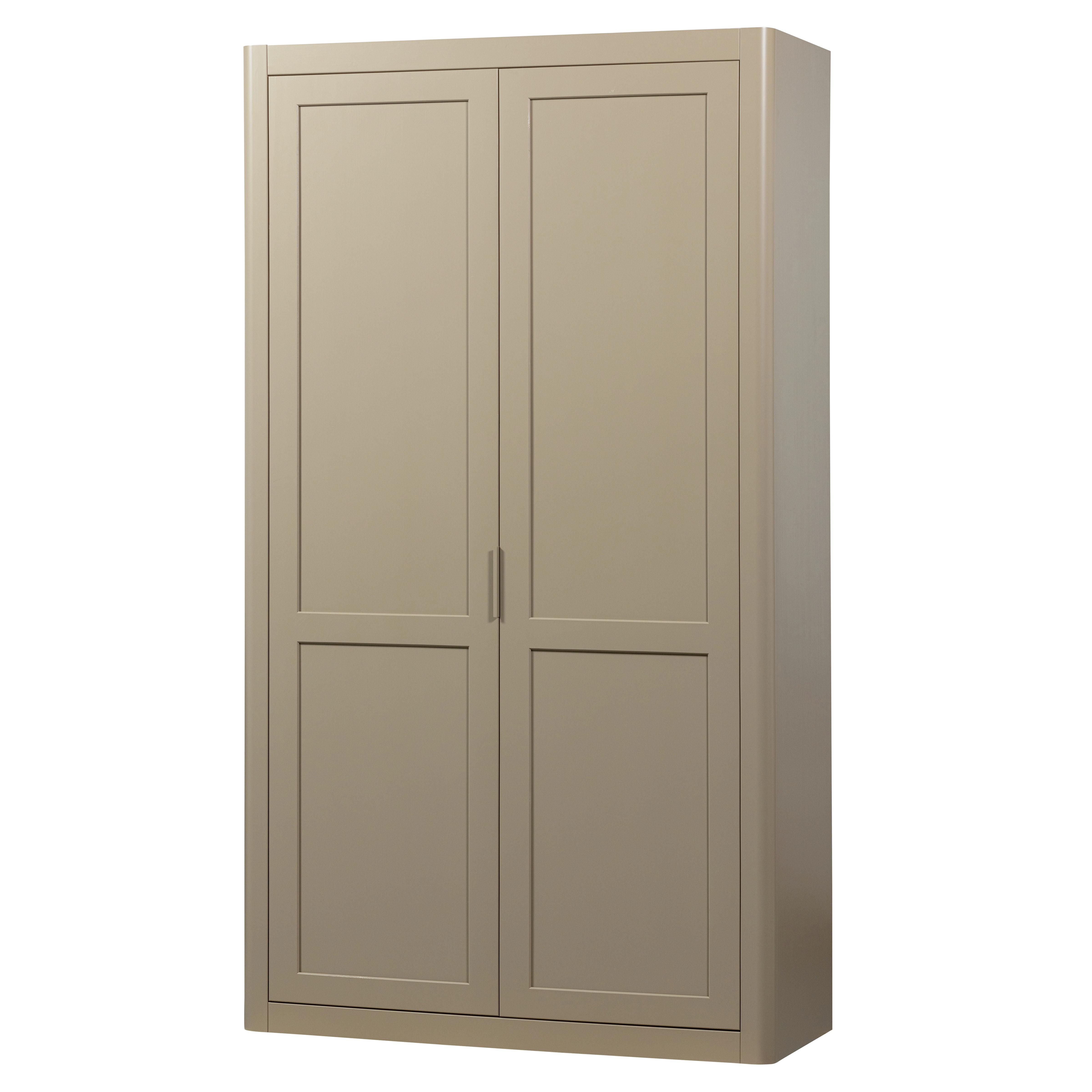 Mehrzweckschrank Gunnar Schlammfarben B: 120 cm - Schlammfarben, Design, Holz (120/217/48cm) - Livetastic