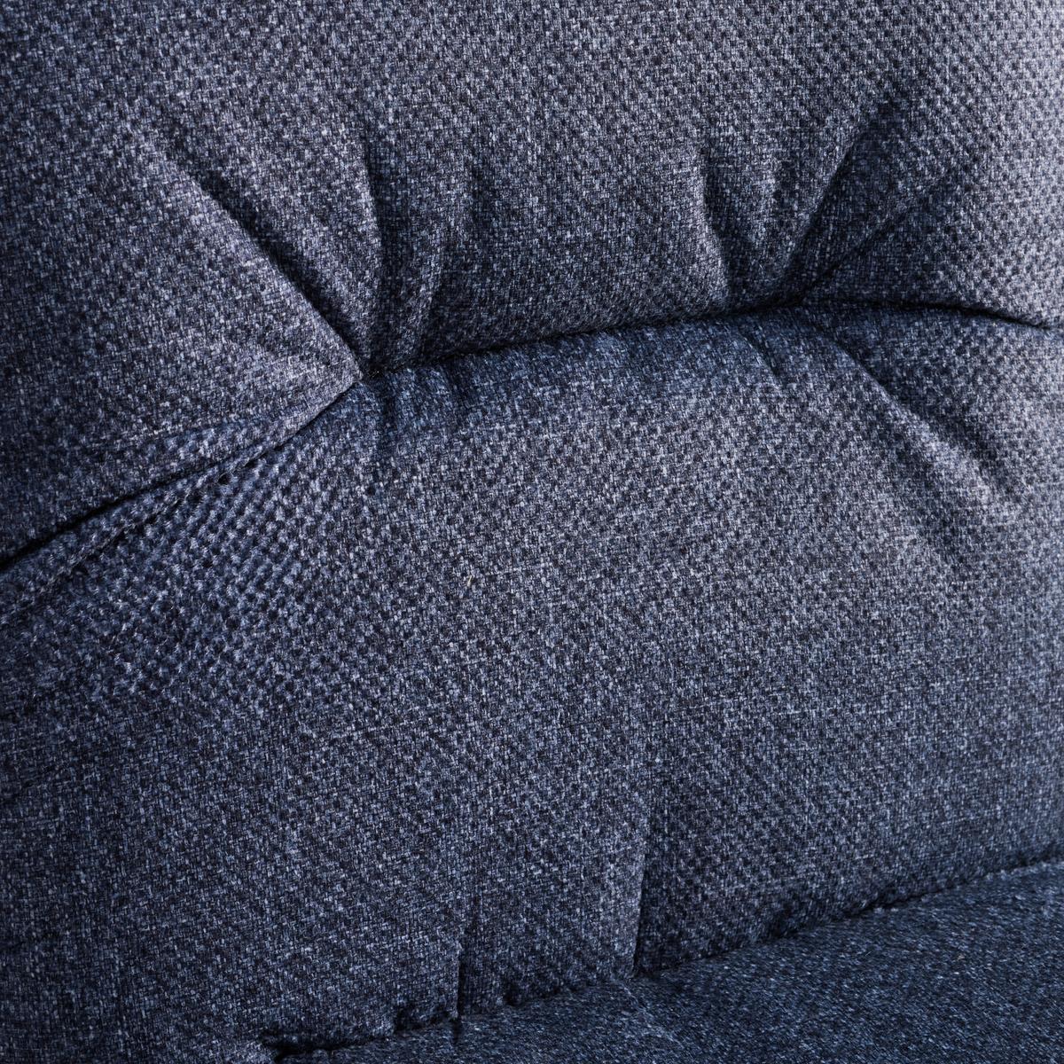 KRZESŁO NA PŁOZIE SARAH - niebieski/czarny, Modern, metal/drewno (49/88/59cm) - Bessagi Home