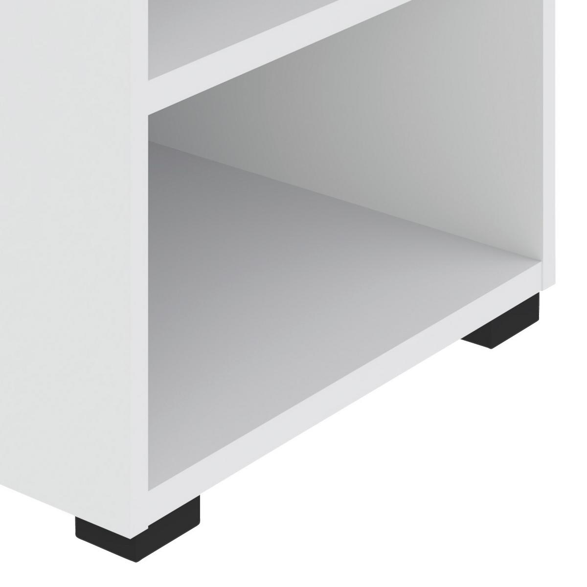 Etajeră UNIT-ELEMENTS MIDI - alb, Modern, material pe bază de lemn (45,6/67,2/40cm) - Ondega