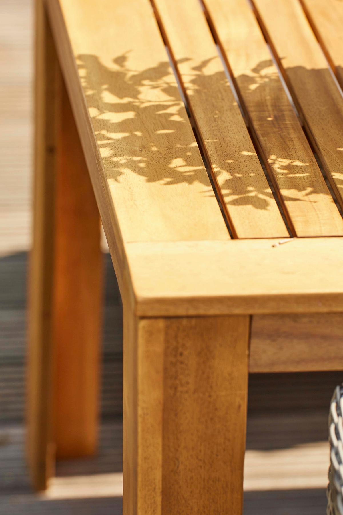 Gartentisch Paleros Echtholz Akazie L: 160 cm - Akaziefarben, KONVENTIONELL, Holz (160/90/75cm) - Siena Garden