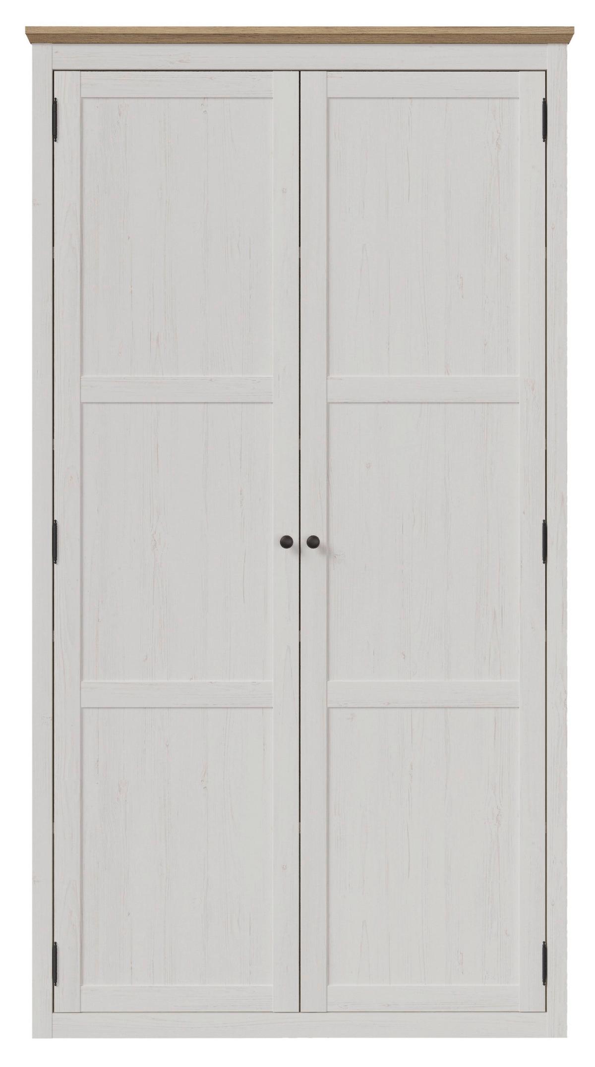 Aktenschrank Korsika Eiche-/Kieferfarben - Eichefarben/Kieferfarben, ROMANTIK / LANDHAUS, Holzwerkstoff (105,5/195/42,9cm) - Mömax