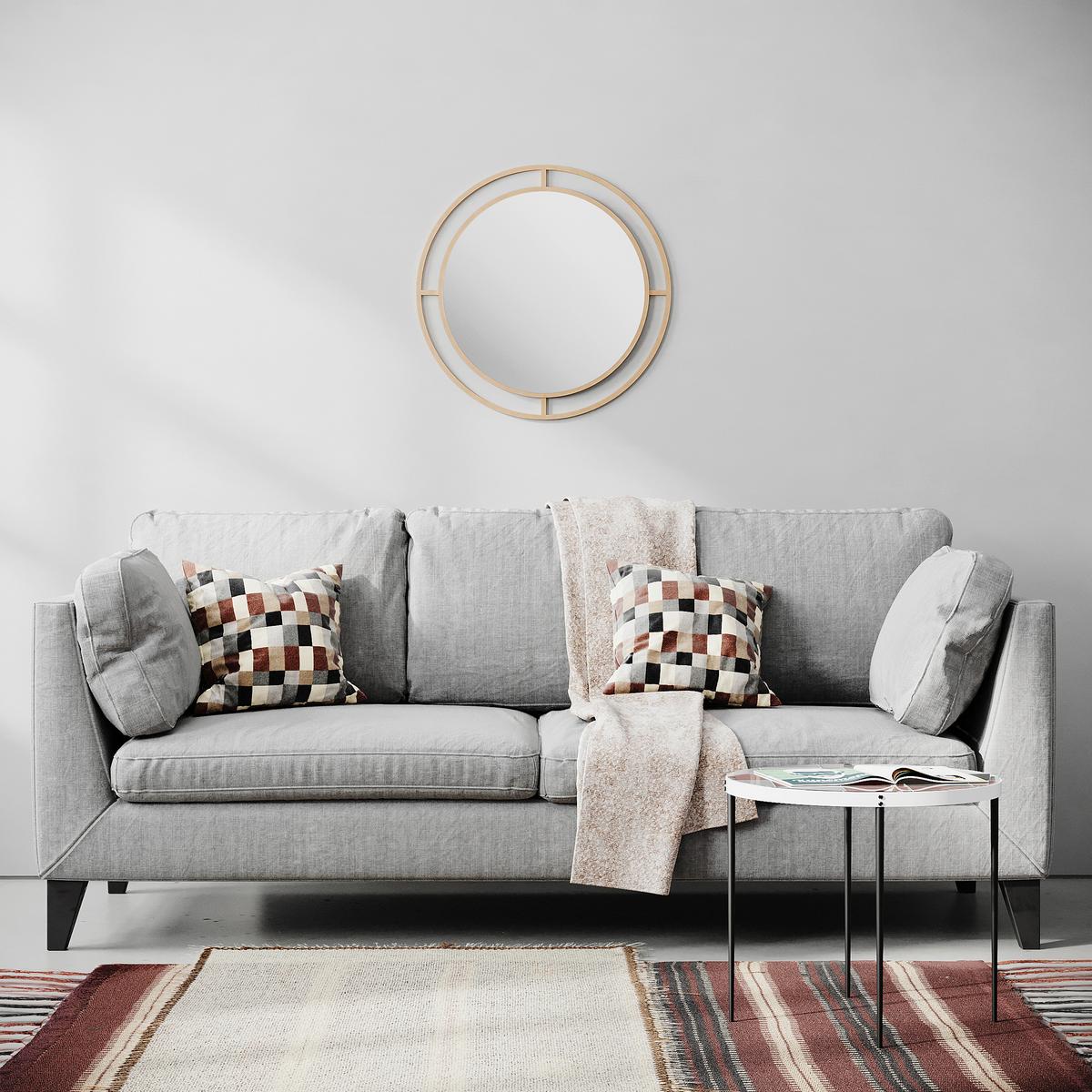 WANDSPIEGEL BUBBLE MIRROR - Goldfarben, Design, Metall (57/57/2cm) - Livetastic