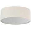 PLAFONNIER ANNABELL - couleur naturelle/blanc, Design, métal/matière synthétique (37/37/13cm) - Novel