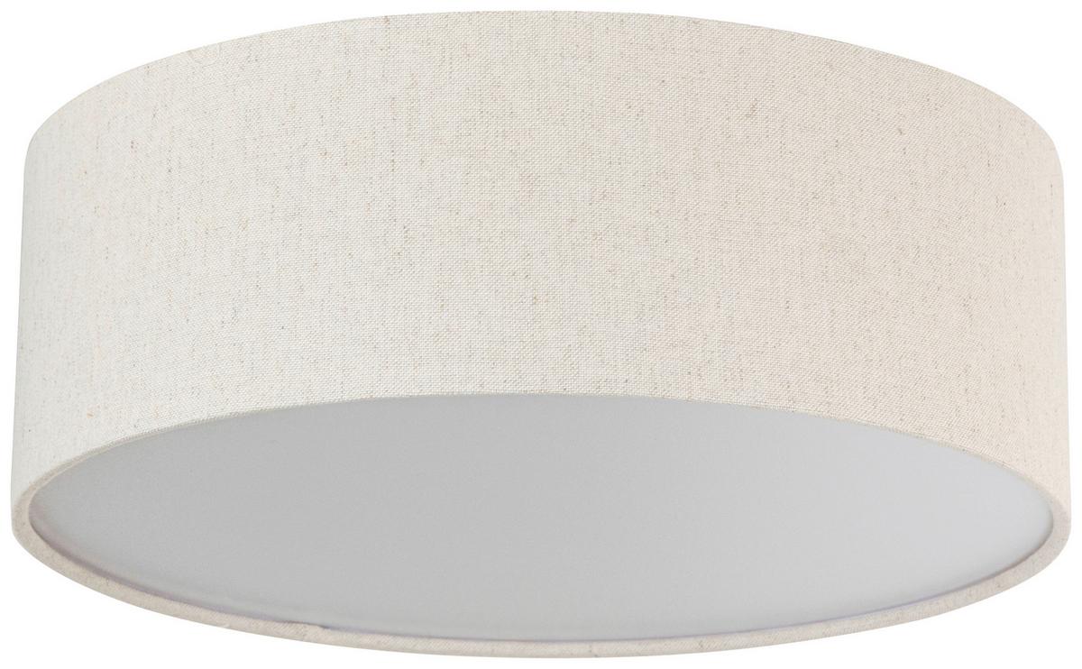 LAMPA SUFITOWA ANNABELL - kolor naturalny/biały, Design, tworzywo sztuczne/metal (37/13cm) - Novel