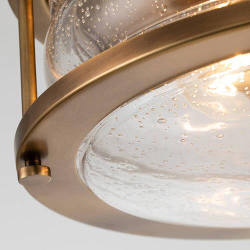 Kupaonska Stropna Svjetiljka Qn-Ashlandbay - boje mjeda, Konvencionalno, staklo/metal (30.5/15.4cm) - Elstead Lighting