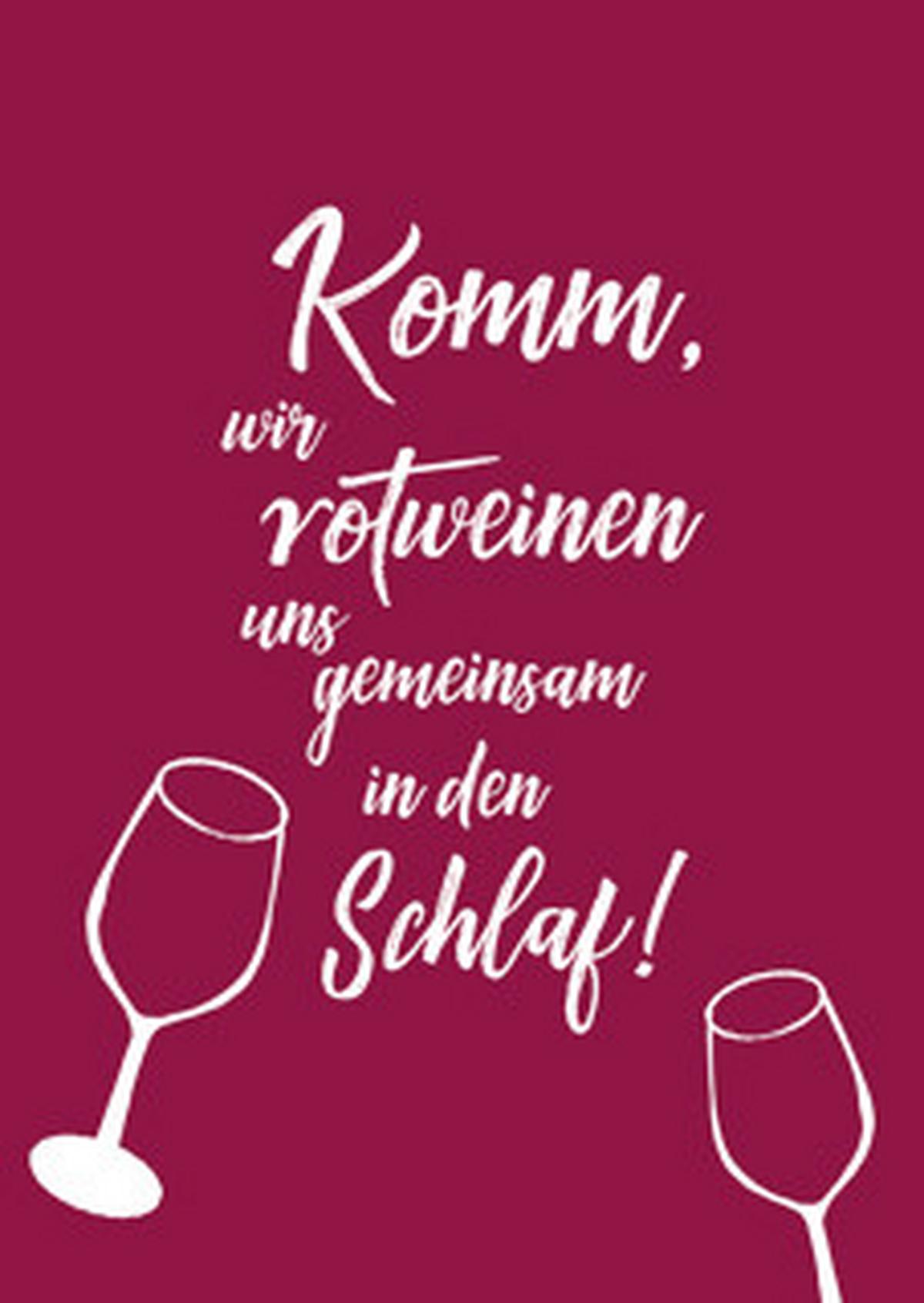 Postkarte Visual Statements - Weiß/Dunkelrot, Basics, Papier (10,5/14,8cm) - VS Visual Statements