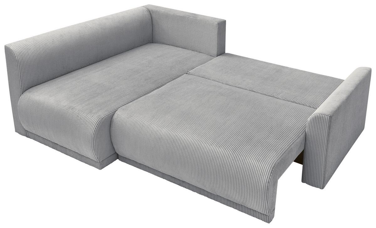 Coltar KIM - gri, Modern, lemn/textil (233/160cm) - Modern Living