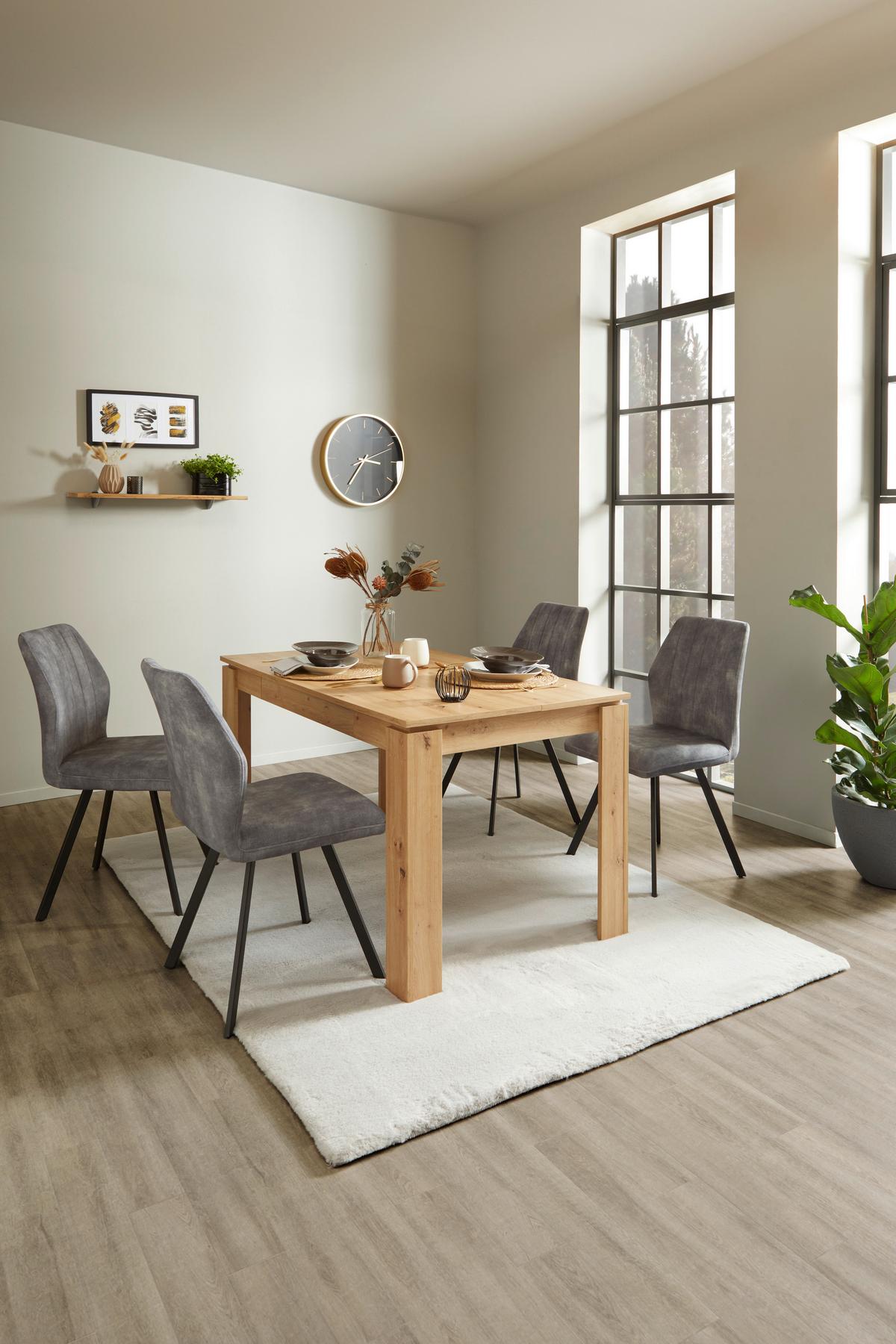 Stol Za Blagovaonicu Nadja - hrast Artisan, Moderno, drvni materijal (140/76/80cm) - Mömax