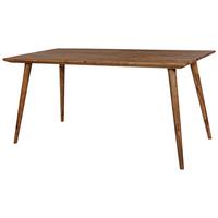 Jedilna Miza Repa, Pravi Les, 160x80cm - barve indijskega rožnega lesa, Design, les (160/80/76cm) - MID.YOU