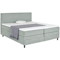 Boxspring Krevet Kleopatra - svijetlo siva, Konvencionalno, drvni materijal/tekstil (180/200cm) - Modern Living
