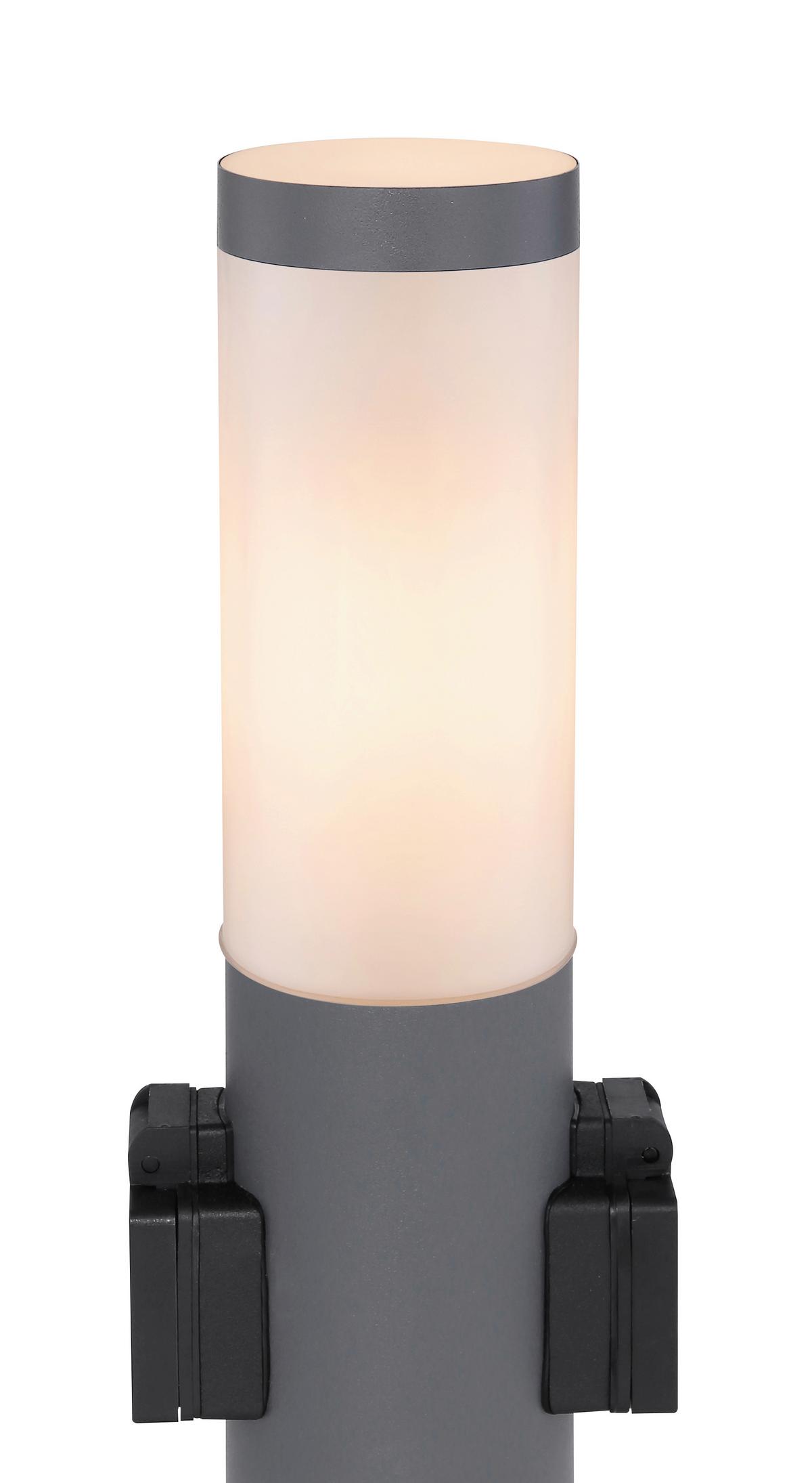 WEGELEUCHTE 3158AK - Anthrazit/Opal, Design, Kunststoff/Metall (12,7/45cm) - Globo