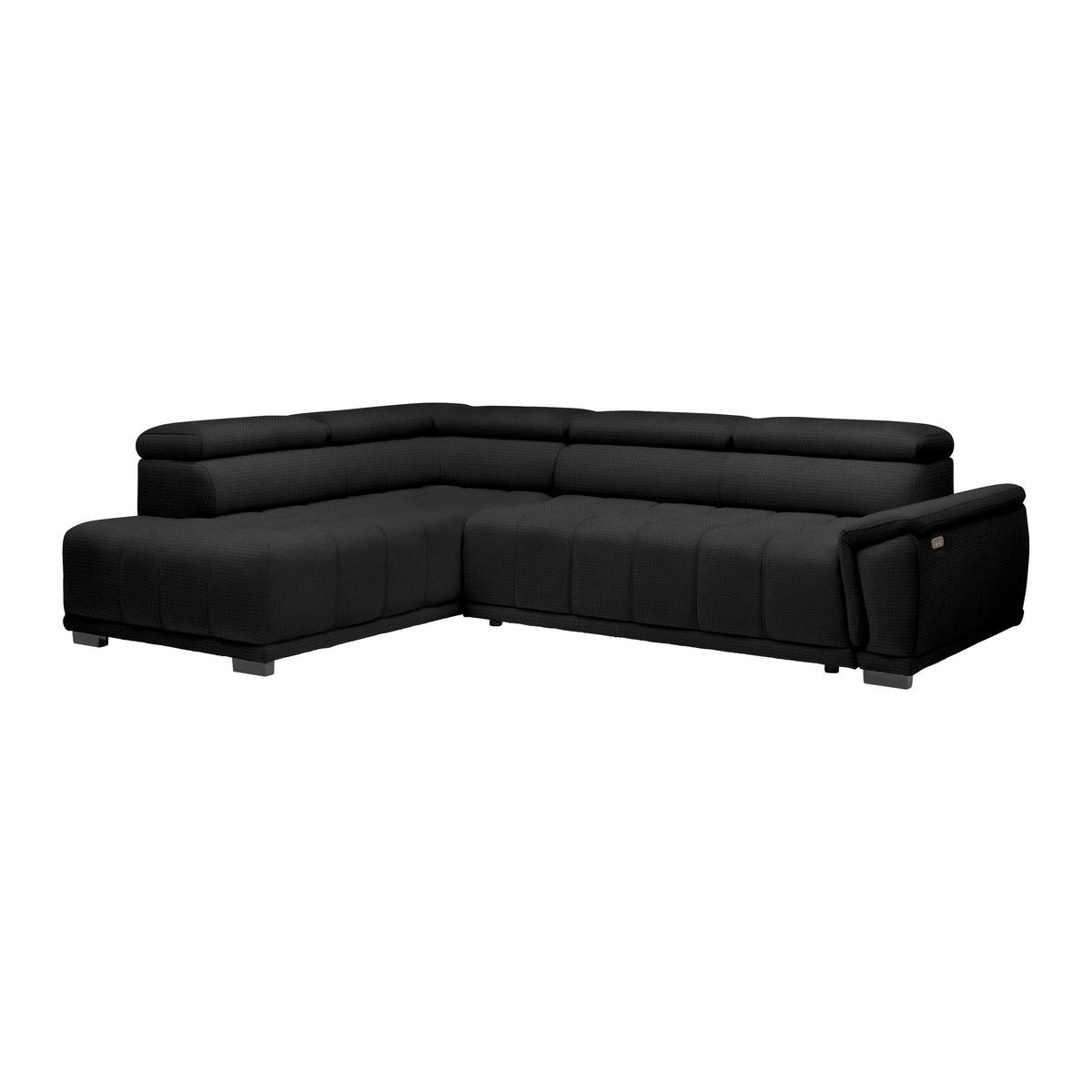 Kutna Garnitura Gremio - crna/antracit, Moderno, tekstil/plastika (206/283cm) - Modern Living