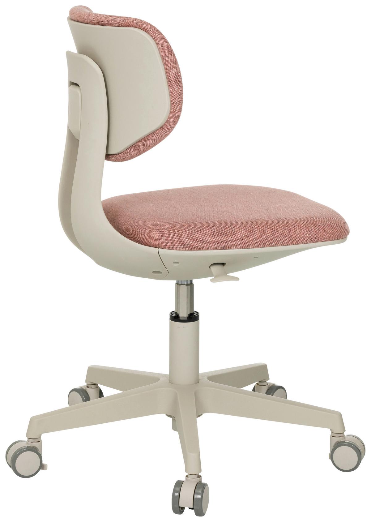 Otroški Vrtljivi Stol Kiddy Classic, Roza - roza/krem barve, Moderno, umetna masa/tekstil (52/70 - 79/52cm) - MID.YOU