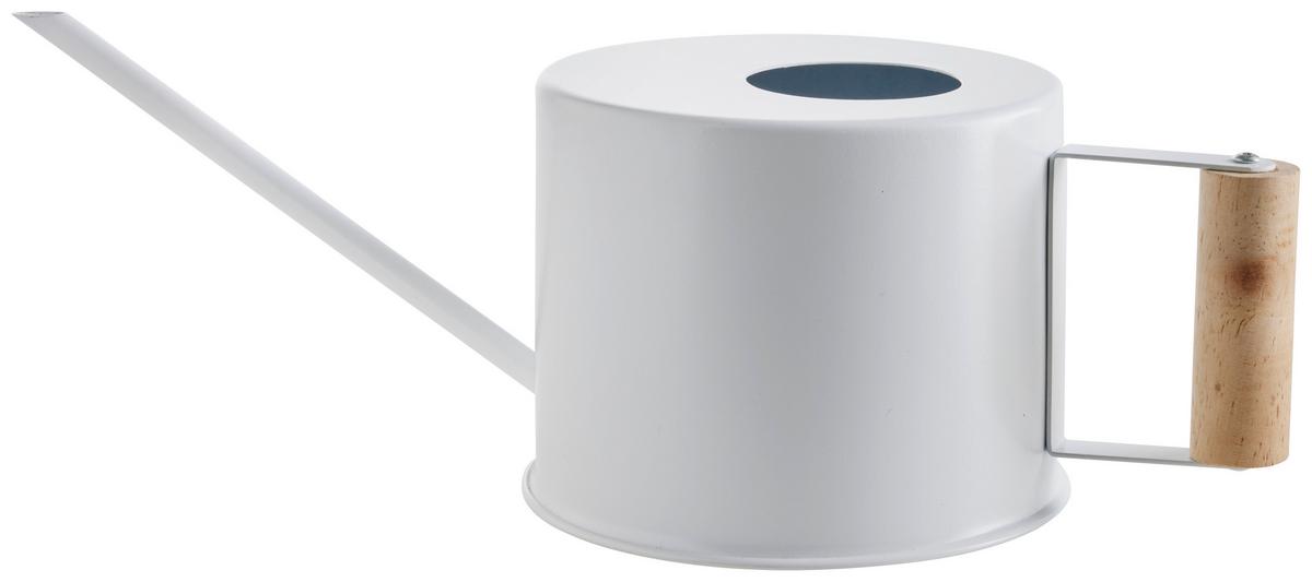 Locsolókanna Lisi - natúr színű/fehér, Romantik / Landhaus, fa/fém (39,5/15/12cm) - Modern Living