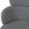 STOL MED ARMSTÖD KARO - grå/svart, Modern, metall/textil (58/88/65cm) - Bessagi Home