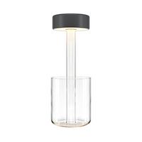 Akku-tischleuchte Ai Collaboration - Transparent/Schwarz, Design, Glas/Metall (12/34,8cm) - MAYTONI
