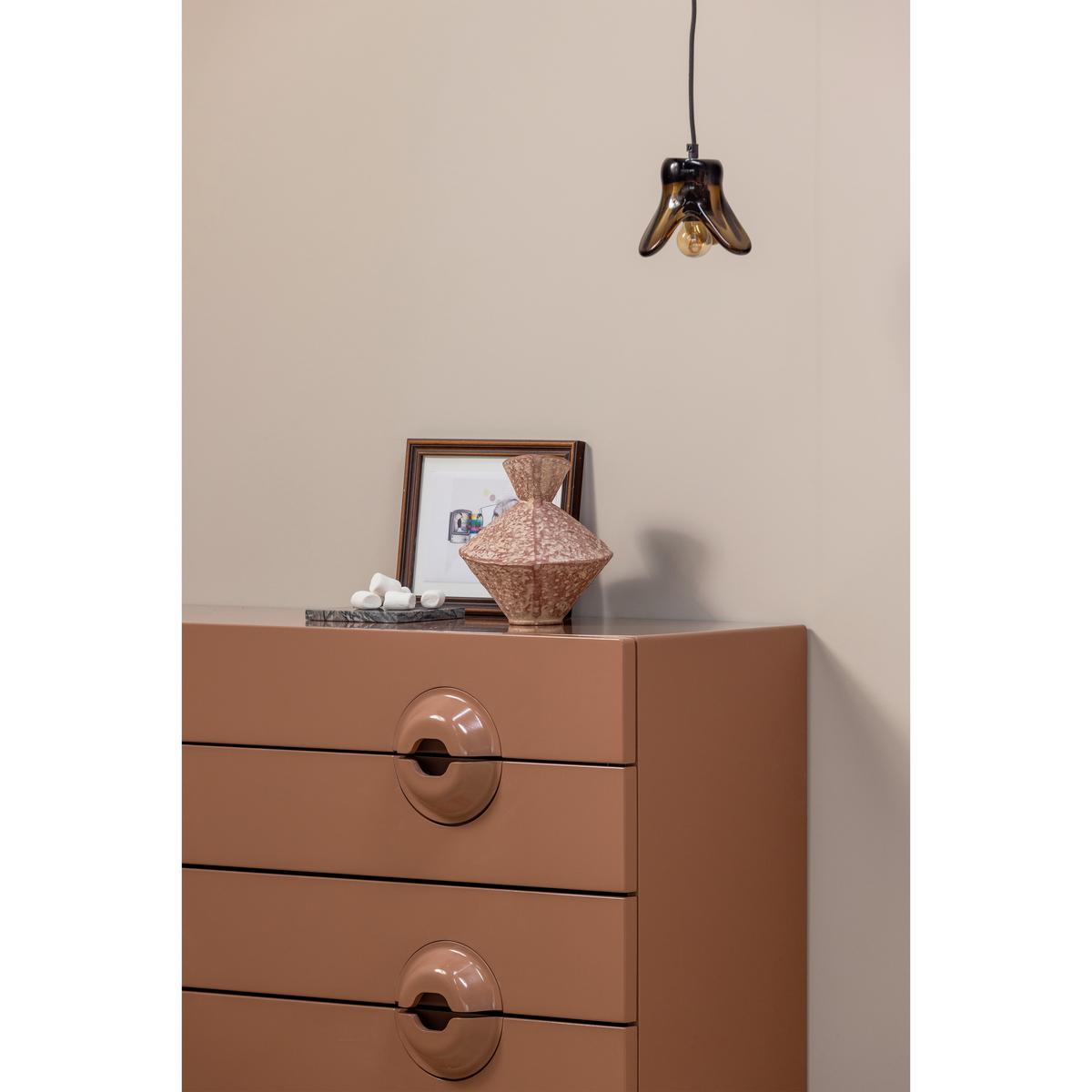 Kommode Merge Altrosa B: 110 cm - Altrosa, Design, Holz/Metall (110/89/44cm) - Livetastic