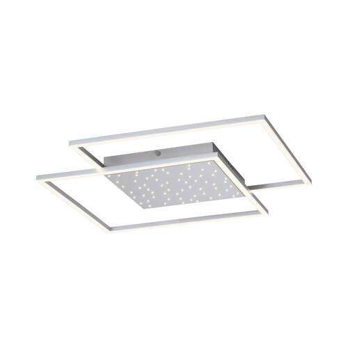 LED-Deckenleuchte Yuki in Grau max. 57 Watt - Grau, Design, Metall (67/67/5cm) - Paul Neuhaus