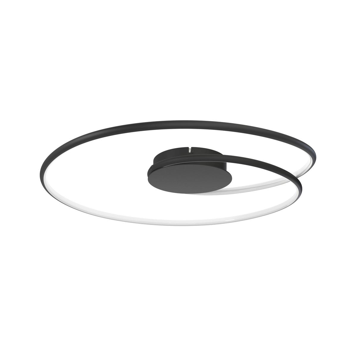 LAMPA SUFITOWA LED BIRMINGHAM *SBN* - czarny, Lifestyle, tworzywo sztuczne/metal (67/10cm) - Novel