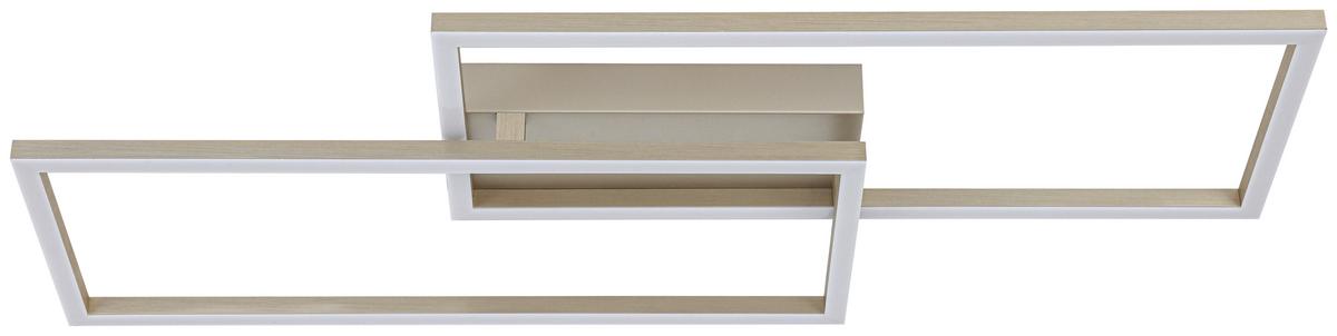 LED-Deckenleuchte Cem Champagnerfarben max. 30 Watt - Champagner, Modern, Kunststoff/Metall (75/30/7cm) - Mömax